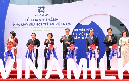 Khánh thành Nhà máy sữa bột trẻ em Việt Nam - 1 Khánh thành Nhà máy sữa bột trẻ em Việt Nam