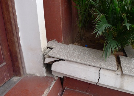 Công trình đang xuống cấp nghiêm trọng sau một thời gian ngắn đưa vào sử dụng