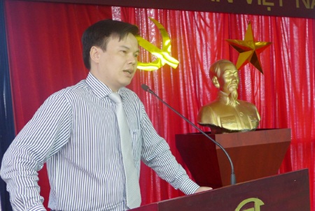 Ông Lê Đình Vinh, Phó chủ tịch HĐQT FLC Group phát biểu chào mừng.