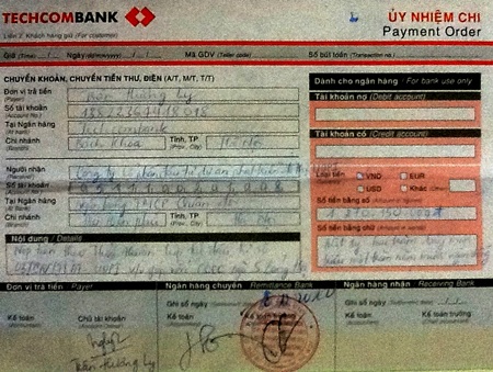 Khách hàng bị UDPI “giam” nhiều tỷ đồng ở dự án chung cư Láng Hạ - 4 Số tiền khách hàng đã thanh toán cho UDPI