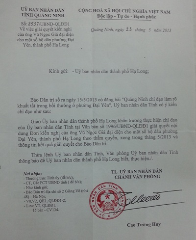 Chưa làm rõ oan sai, TP. Hạ Long vẫn cưỡng chế 12 hộ dân