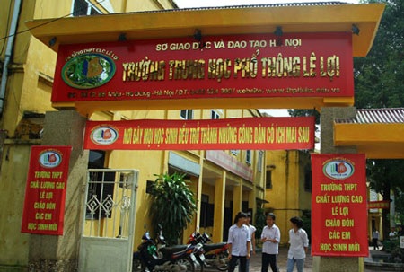 Thí điểm thành lập mô hình Trường THPT Chất lượng cao Lê Lợi - 2 Trường THPT Chất lượng cao Lê Lợi đề ra sứ mệnh: Công dân toàn cầu là sản phẩm của chúng tôi.