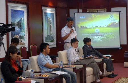 FLC Group tổ chức giải golf thường niên lần thứ 2 - 3 Ông Lê Đình Vinh, Phó Chủ tịch HĐQT FLC Group phát biểu tại lễ họp báo