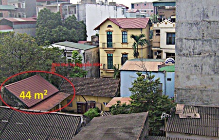 Con cháu “xẻ thịt” tranh chấp đất một dòng họ danh nhân ở thủ đô - 1 Khu nhà thờ dòng họ Nguyễn Hữu đang bị xẻ thịt