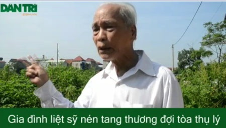 Gia đình liệt sỹ nén tang thương đợi tòa thụ lý - 2 Ông Phấn cho rằng các cơ quan chức năng đang bao che cho sai phạm