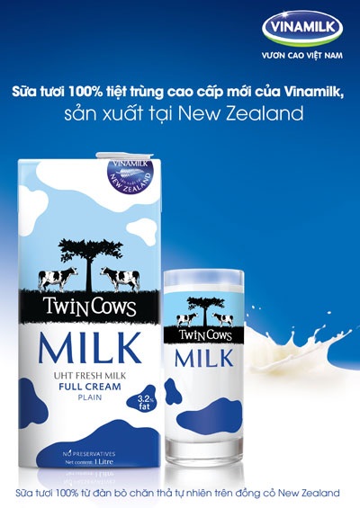 Sữa tươi tiệt trùng của Vinamilk sản xuất ở New Zealand ra mắt thị trường Việt Nam - 2 Sữa tươi tiệt trùng của Vinamilk sản xuất ở New Zealand ra mắt thị trường Việt Nam