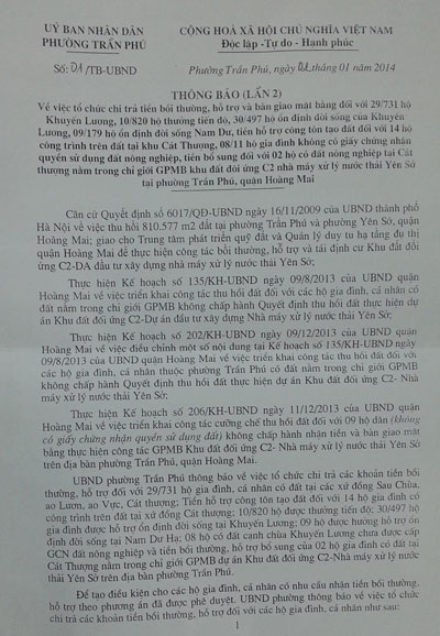 Quyết định thu hồi Quyết định giải quyết khiếu nại số 3522