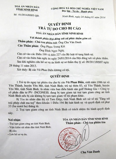 “Công an, Viện Kiểm sát, Tòa án thị xã Tam Điệp phải xem xét lại nghiệp vụ” - 2 Luật sư Nguyễn Hồng Bách nhận định việc Tòa án tỉnh Ninh Bình trả tự do cho