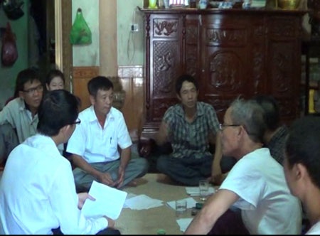 Ông Nguyễn Văn Khối trình bày sự việc với PV Dân trí