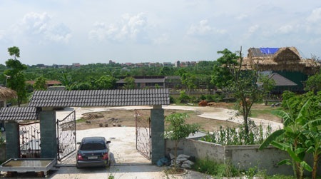 UBND huyện Đan Phượng chỉ phát hiện vi phạm khi công trình đã hoàn thành xây dựng trên 90%