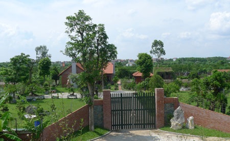 Một khu biệt thự khang trang đã hoàn thiện