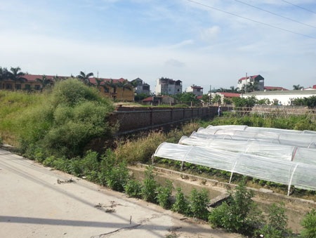 Nhiều hộ dân bị ảnh hưởng đến việc sản xuất do hệ thống thủy lợi nội đồng bị chia cắt