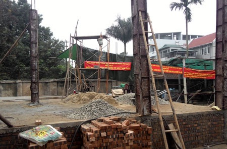 Công trình vi phạm vẫn ngang nhiên thi công thách thức chính quyền