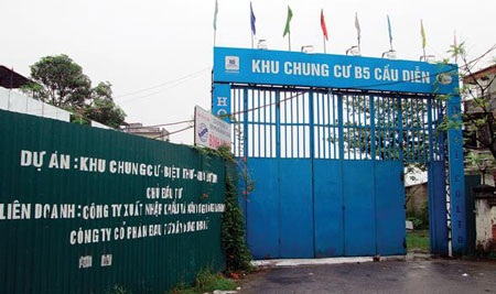 Thanh tra toàn diện vi phạm của Tập đoàn Housing tại dự án B5 Cầu Diễn - 1 Dự án chung cư B5 Cầu Diễn được vẽ hoành tráng trên giấy