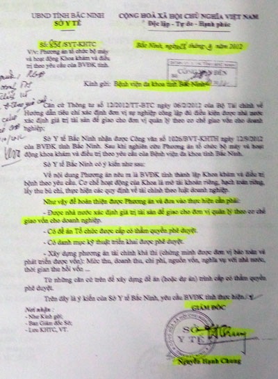 Khoa Khám và Điều trị theo yêu cầu được thành lập từ tháng 9/2011