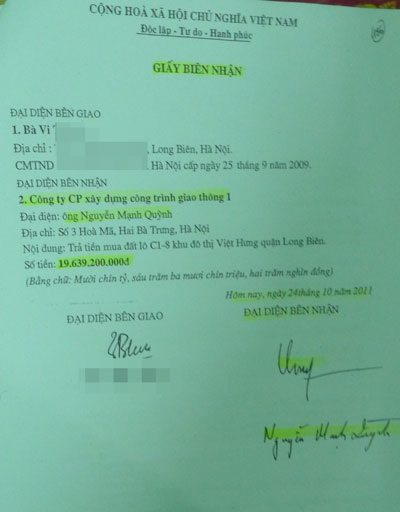 Giám đốc Công ty Xây dựng công trình giao thông 1 bị “tố” cố ý làm trái - 3 Các thành viên HĐQT cho rằng ông Quỳnh đã lập biên bản khống vào ngày