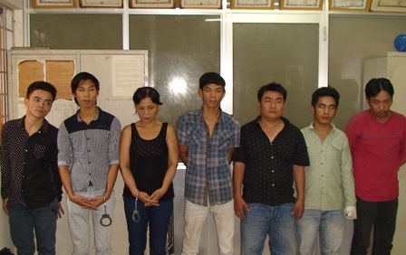 Các đối tượng trong băng nhóm dàn cảnh cướp xe 