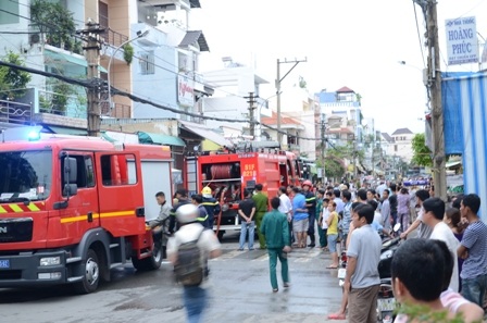 Hiện trường vụ cháy