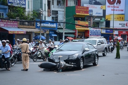 Hiện trường vụ tai nạn