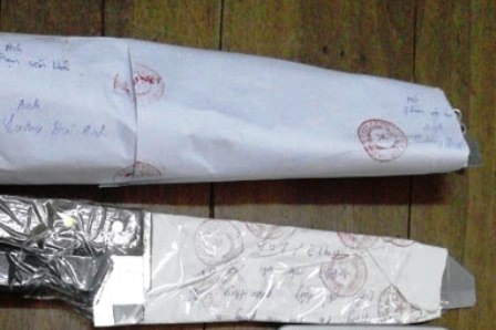 Số hung khí bị công an thu giữ