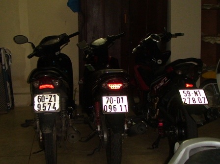 Tài sản và phương tiện mà các đối tượng sử dụng để gây án