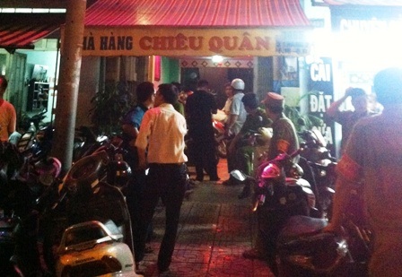 Cơ quan chức năng kiểm tra nhà hàng Chiêu Quân