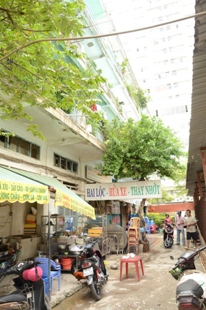 Chung cư Hoàng Diệu nơi xảy ra vụ tai nạn hy hữu