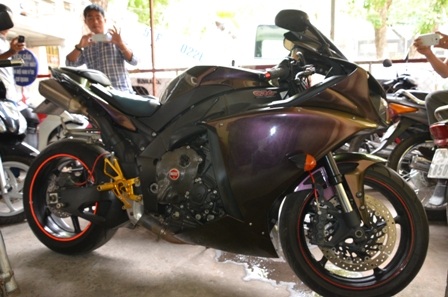 Chiếc xe vi phạm không phải của 