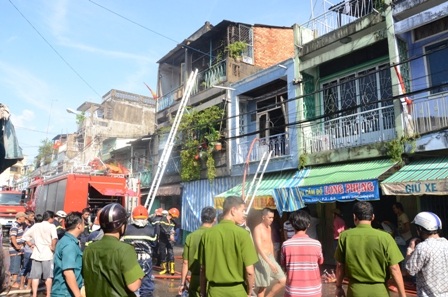 Hiện trường vụ cháy