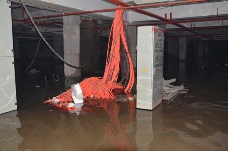 Hệ thống điện ngập trong nước