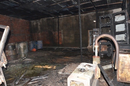 Hiện trường vụ cháy 