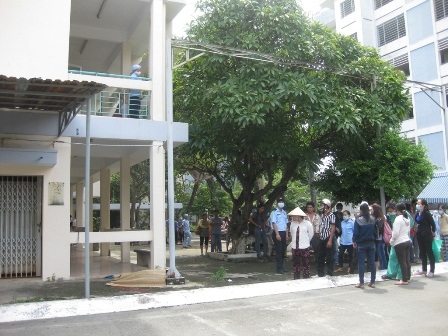 Hiện trường vụ bệnh nhân tự tử trong bệnh viện Phạm Ngọc Thạch sáng 11/9