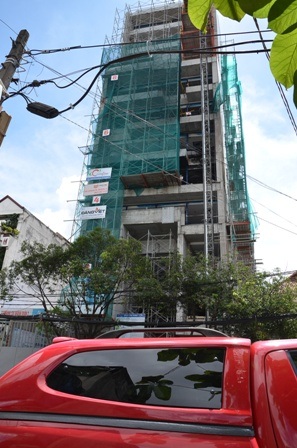 Tòa nhà cao tầng nơi xảy ra vụ cháy