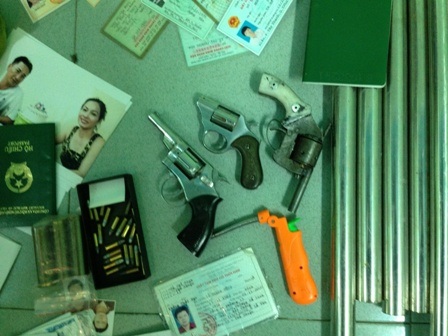 Số vũ khí nóng được phát hiện trong ngôi nhà của Tùng lò gạch