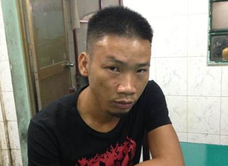 Nghi can cướp giật Nguyễn Thế Quyền tại cơ quan công an