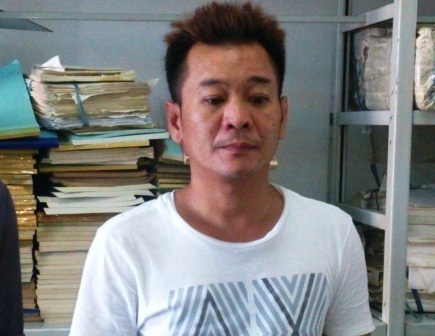 Hồ Quốc Thắng tại cơ quan công an