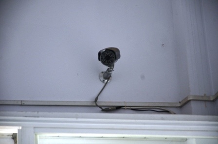 Toàn bộ căn nhà đều được gắn camera quan sát