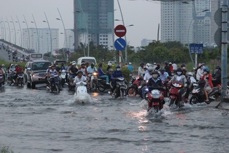 Gây ngập nặng vào khoảng 18h30