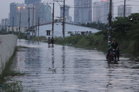 Gây ngập nặng vào khoảng 18h30