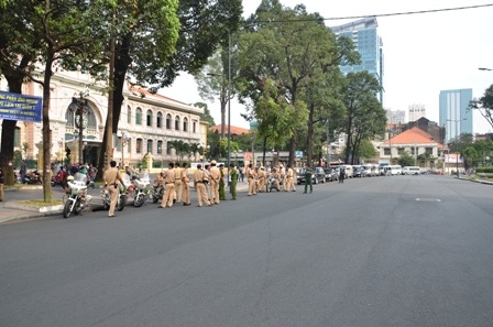 An ninh bên ngoài được thắt chặt