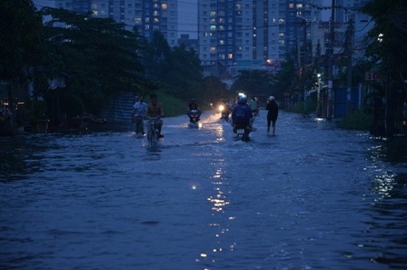 Gây ngập nặng vào khoảng 18h30