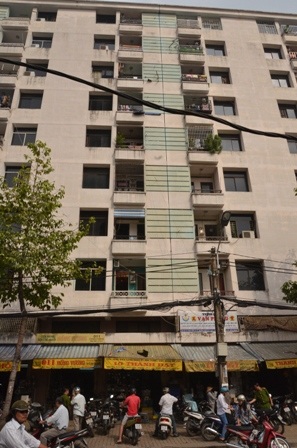 Chung cư Lý Thường Kiệt nơi xảy ra vụ việc