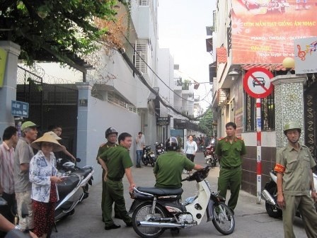 Hẻm số 12 nơi xảy ra vụ án mạng