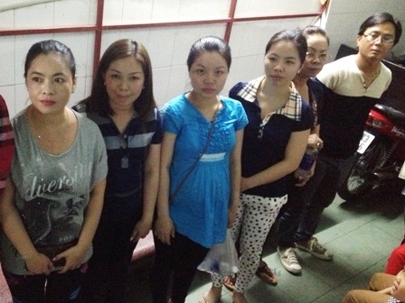 Các thành viên trong băng nhóm móc túi gia đình của Trần Mỹ Phượng