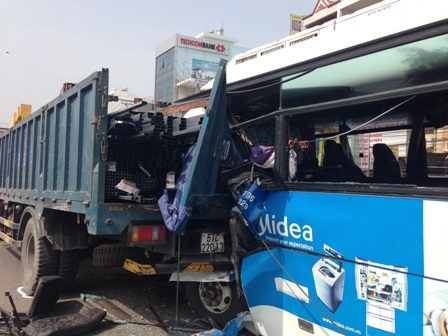 Hiện trường vụ tai nạn