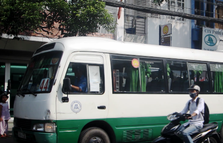 Chiếc xe buýt gây tai nạn