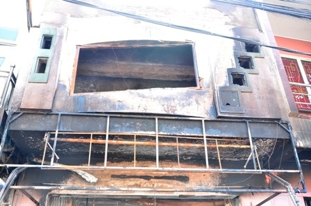 Tầng 2 của căn nhà được thiết kế như một lô cốt 