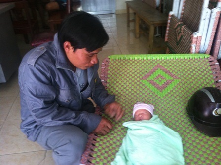 Vợ chồng chị Tâm đã nhận lại được con