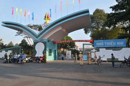 Nhà thiếu nhi quận Thủ Đức nơi đang xét xử 2 bảo mẫu