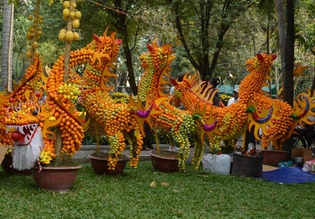 Nhiều loại hoa kiểng độc hội tụ tại các chợ hoa Tết 2014